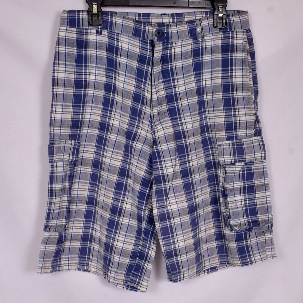 725 Originals Mens Plaid Cargo Shorts Size 32